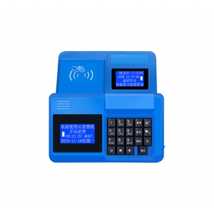 蓝屏 刷卡消费机 台式 E-300T
